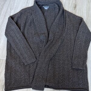Vince open sweater shawl collar